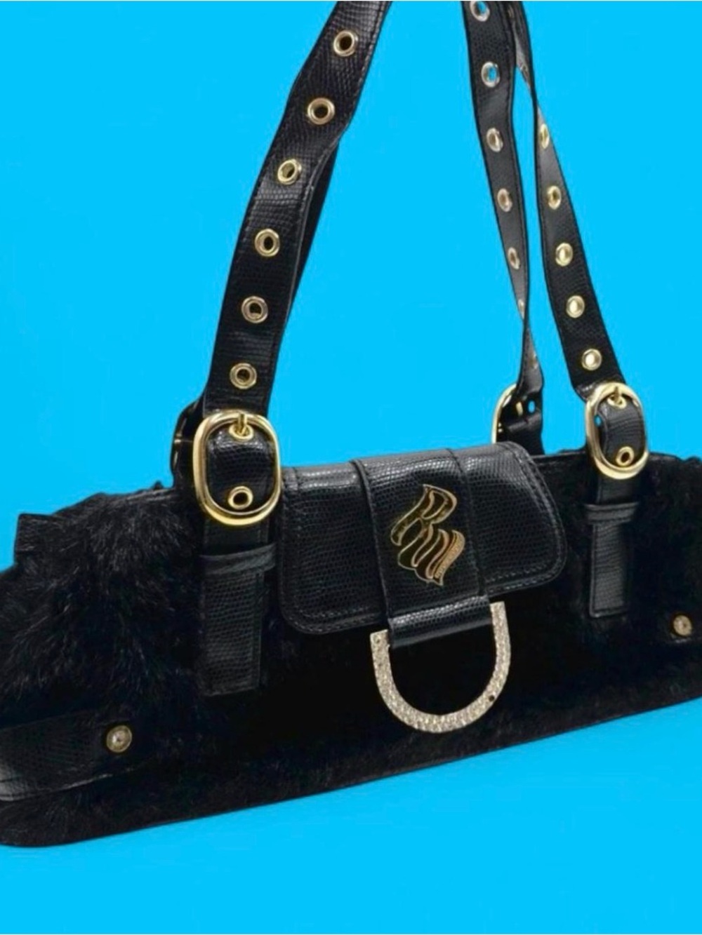 Rocawear Vintage Early 2000s Fur Bag